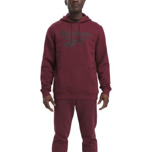 Reebok Identity Fleece Stacked Bordeaux