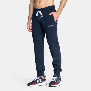 Champion Rochester 1919 Organic Cotton Blend Small Script Logo Joggers - Navy